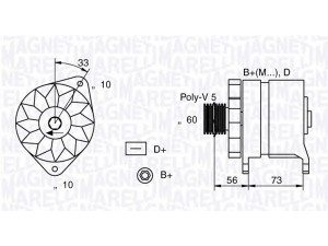 MAGNETI MARELLI 063321155010 kintamosios srovės generatorius 
 Elektros įranga -> Kint. sr. generatorius/dalys -> Kintamosios srovės generatorius
4395134, 4405303, 4418109, 4419109