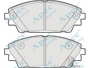 APEC braking PAD1968 stabdžių trinkelių rinkinys, diskinis stabdys
BHY13328ZA