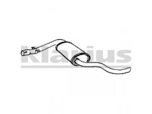 KLARIUS 240069 galinis duslintuvas 
 Išmetimo sistema -> Duslintuvas
5433479, 95004118, 95586071, 95653976