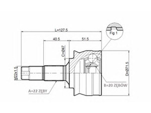 STATIM C.325 jungčių komplektas, kardaninis velenas 
 Ratų pavara -> Sujungimai/komplektas
46308000