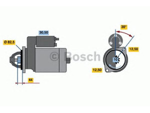 BOSCH 0 001 314 047 starteris