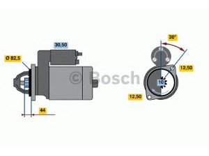 BOSCH 0 986 018 080 starteris