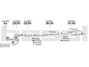 BOSAL 076.030.50 išmetimo sistema 
 Išmetimo sistema -> Išmetimo sistema, visa