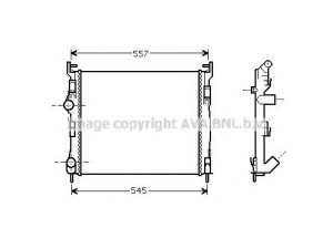 AVA QUALITY COOLING RTA2326 radiatorius, variklio aušinimas 
 Aušinimo sistema -> Radiatorius/alyvos aušintuvas -> Radiatorius/dalys
7700436916