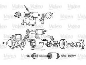 VALEO D8E153 starteris
