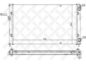 STELLOX 10-25245-SX radiatorius, variklio aušinimas 
 Aušinimo sistema -> Radiatorius/alyvos aušintuvas -> Radiatorius/dalys
6K0 121 253 A, 6K0 121 253 G, 6K0 121 253 N