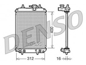 DENSO DRM50050 radiatorius, variklio aušinimas 
 Aušinimo sistema -> Radiatorius/alyvos aušintuvas -> Radiatorius/dalys
16400B1010, 16400B1020, 16400B1060