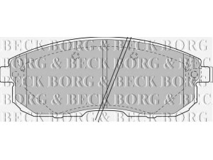 BORG & BECK BBP1383 stabdžių trinkelių rinkinys, diskinis stabdys 
 Techninės priežiūros dalys -> Papildomas remontas
410600V090, 4106055F90, 410605M026