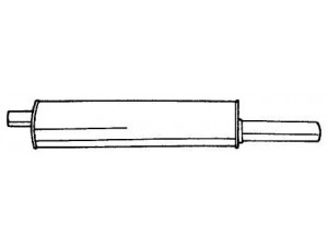 AKS DASIS SG40647 galinis duslintuvas 
 Išmetimo sistema -> Duslintuvas
5852969