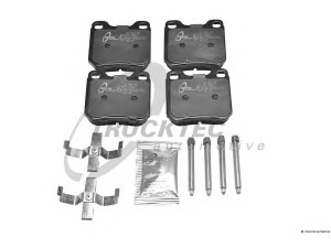 TRUCKTEC AUTOMOTIVE 06.35.017 stabdžių trinkelių rinkinys, diskinis stabdys
09 192 125, 09 201 354, 16 05 005