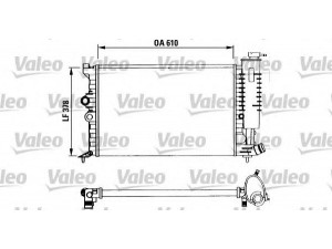 VALEO 730960 radiatorius, variklio aušinimas 
 Aušinimo sistema -> Radiatorius/alyvos aušintuvas -> Radiatorius/dalys
96107231