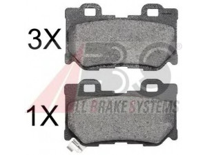 A.B.S. 37769 OE stabdžių trinkelių rinkinys, diskinis stabdys 
 Techninės priežiūros dalys -> Papildomas remontas
D4060-JL00E, D4060JL00K, D4060JL00A