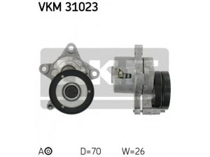 SKF VKM 31023 įtempiklio skriemulys, V formos rumbuotas diržas 
 Diržinė pavara -> V formos rumbuotas diržas/komplektas -> Įtempiklio skriemulys
032 145 299 C, 6K0 145 299, 032 145 299 C