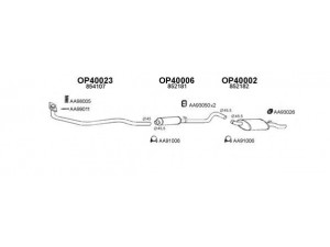 VENEPORTE 400083 išmetimo sistema 
 Išmetimo sistema -> Išmetimo sistema, visa