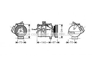 AVA QUALITY COOLING VOK142 kompresorius, oro kondicionierius 
 Oro kondicionavimas -> Kompresorius/dalys
36000497, 36002422