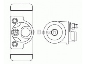 BOSCH F 026 002 344 rato stabdžių cilindras 
 Stabdžių sistema -> Ratų cilindrai
04883 830AA, 05093 236AA, 4883 830AA