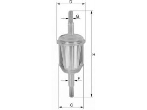 UNIFLUX FILTERS XB4 kuro filtras 
 Techninės priežiūros dalys -> Papildomas remontas
7284417, 067 133 511, 121 261 275 A