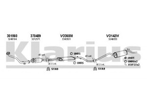 KLARIUS 960071U išmetimo sistema 
 Išmetimo sistema -> Išmetimo sistema, visa