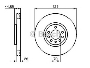 BOSCH 0 986 479 143 stabdžių diskas 
 Stabdžių sistema -> Diskinis stabdys -> Stabdžių diskas
93175606, 24 43 5132, 93175606