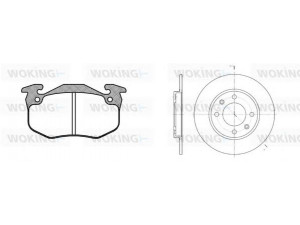 WOKING 80443.02 stabdžių rinkinys, diskiniai stabdžiai 
 Stabdžių sistema -> Diskinis stabdys -> Stabdžių remonto rinkinys
4251-46, 4251-97, 95661749, 95666971