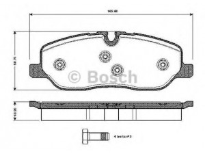 BOSCH 0 986 TB3 022 stabdžių trinkelių rinkinys, diskinis stabdys 
 Techninės priežiūros dalys -> Papildomas remontas
SFP500010