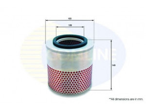 COMLINE CIZ12520 oro filtras 
 Techninės priežiūros dalys -> Techninės priežiūros intervalai
4301497, 8943349060, 894382063