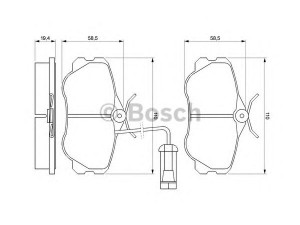BOSCH 0 986 460 973 stabdžių trinkelių rinkinys, diskinis stabdys 
 Techninės priežiūros dalys -> Papildomas remontas
5892313, 5892731, 793774, 5892313