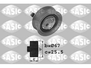 SASIC 1706001 įtempiklio skriemulys, paskirstymo diržas 
 Techninės priežiūros dalys -> Papildomas remontas
038109243, 038109243D, 038109243F