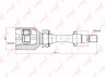 LYNXauto CI-7500 jungčių komplektas, kardaninis velenas
43030-05010, 43030-20030, 43030-32040