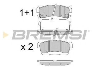 BREMSI BP3575 stabdžių trinkelių rinkinys, diskinis stabdys
04465B1330, 04491B1010, 04491B1010000