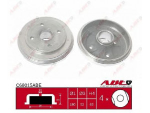 ABE C68015ABE stabdžių būgnas 
 Stabdžių sistema -> Būgninis stabdys -> Stabdžių būgnas
4704579, 4351183E00, 9208531