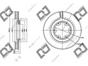 DJ PARTS BD1067 stabdžių diskas 
 Stabdžių sistema -> Diskinis stabdys -> Stabdžių diskas
40206-1W600, 40206-6W500, 40206-VE800