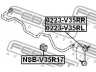 FEBEST NSB-V35R17 skersinio stabilizatoriaus įvorių komplektas
54613-AR017