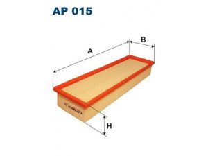 FILTRON AP015 oro filtras 
 Techninės priežiūros dalys -> Techninės priežiūros intervalai
212, 240, IIM240, IIM241, 1444J9