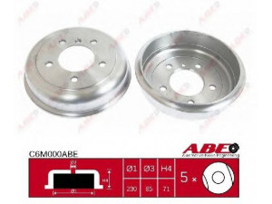 ABE C6M000ABE stabdžių būgnas 
 Stabdžių sistema -> Būgninis stabdys -> Stabdžių būgnas
601 423 5101, 6014235101