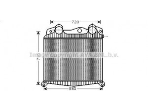 AVA QUALITY COOLING MN4018 tarpinis suslėgto oro aušintuvas, kompresorius 
 Variklis -> Oro tiekimas -> Įkrovos agregatas (turbo/superįkrova) -> Tarpinis suslėgto oro aušintuvas
81061300176