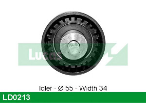 LUCAS ENGINE DRIVE LD0213 įtempiklio skriemulys, paskirstymo diržas