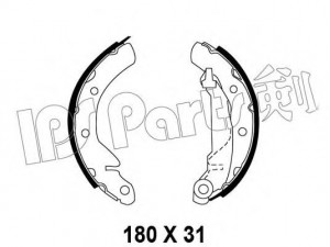 IPS Parts IBL-4W00 stabdžių trinkelė 
 Stabdžių sistema -> Būgninis stabdys -> Stabdžių įdėklas/ trinkelė
53200-70800-000, 96268686, 96446178