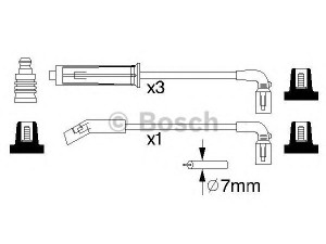 BOSCH 0 986 356 980 uždegimo laido komplektas 
 Kibirkšties / kaitinamasis uždegimas -> Uždegimo laidai/jungtys
96 305 387, 96305387