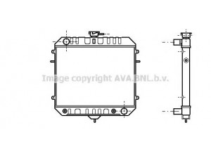 AVA QUALITY COOLING OL2082 radiatorius, variklio aušinimas 
 Aušinimo sistema -> Radiatorius/alyvos aušintuvas -> Radiatorius/dalys
1302045, 1302056, 90200883, 90234563