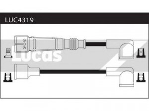 LUCAS ELECTRICAL LUC4319 uždegimo laido komplektas