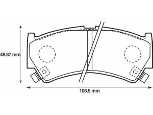 BENDIX 572433B stabdžių trinkelių rinkinys, diskinis stabdys 
 Techninės priežiūros dalys -> Papildomas remontas
5581064G00, 5581064G01