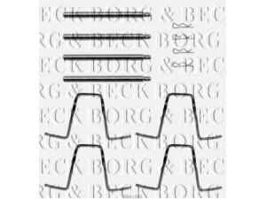 BORG & BECK BBK1088 priedų komplektas, diskinių stabdžių trinkelės
