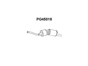 VENEPORTE PG45018 galinis duslintuvas 
 Išmetimo sistema -> Duslintuvas
172570, 172586, 172607