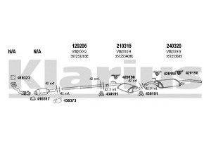 KLARIUS 930607E išmetimo sistema 
 Išmetimo sistema -> Išmetimo sistema, visa