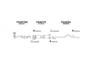 VENEPORTE 300171 išmetimo sistema 
 Išmetimo sistema -> Išmetimo sistema, visa