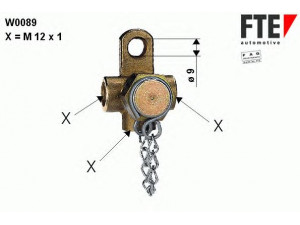 FTE W0089 sujungimo tikrinimas, vamzdžiai
1 085 228, 974 134 001, X86.0085.2280.00