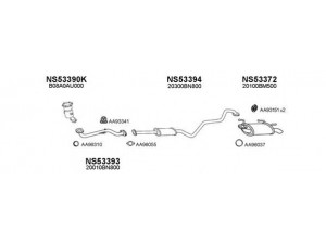 VENEPORTE 530121 išmetimo sistema 
 Išmetimo sistema -> Išmetimo sistema, visa