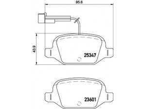 MINTEX MDB3204 stabdžių trinkelių rinkinys, diskinis stabdys 
 Techninės priežiūros dalys -> Papildomas remontas
77365754, 77367241