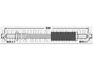 BORG & BECK BBH6156 stabdžių žarnelė 
 Stabdžių sistema -> Stabdžių žarnelės
75047315, 1520230, 1568305, 1572002